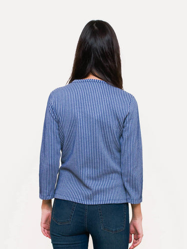 Camiseta Pupi - Navy Stripes