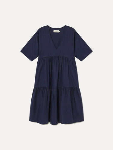 Fresia Hemp Dress - Navy