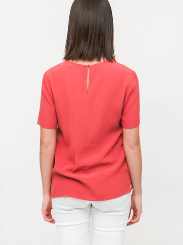 Herdis SS 5687 Top - Dusty Cedar