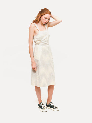 Vestido Cesar - Grey Stripes